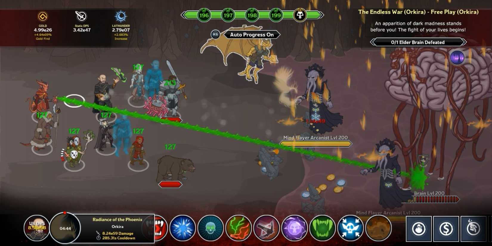 Idle Champions of the Forgotten Realms gameplay