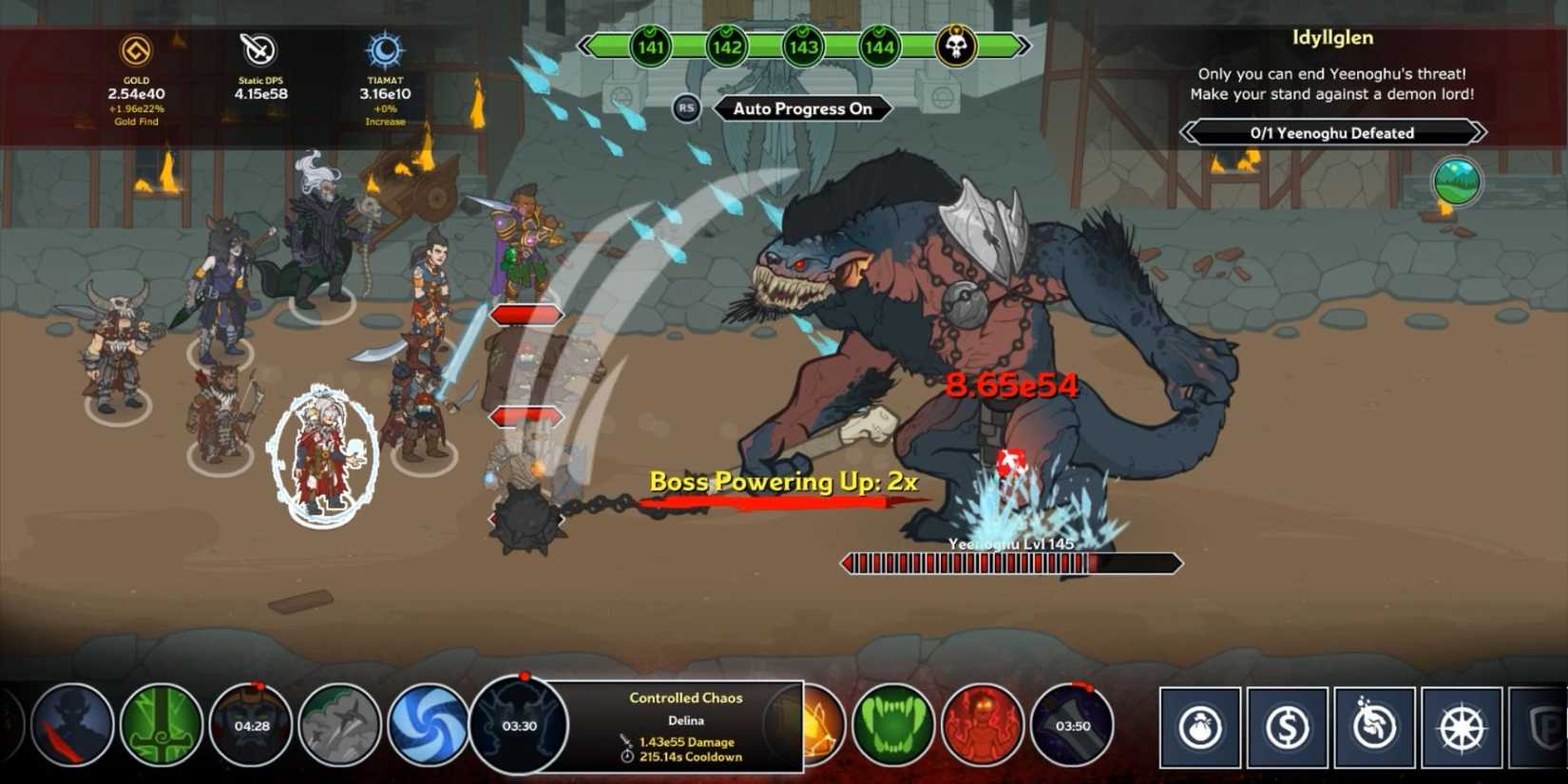 Idle Champions of the Forgotten Realms gameplay