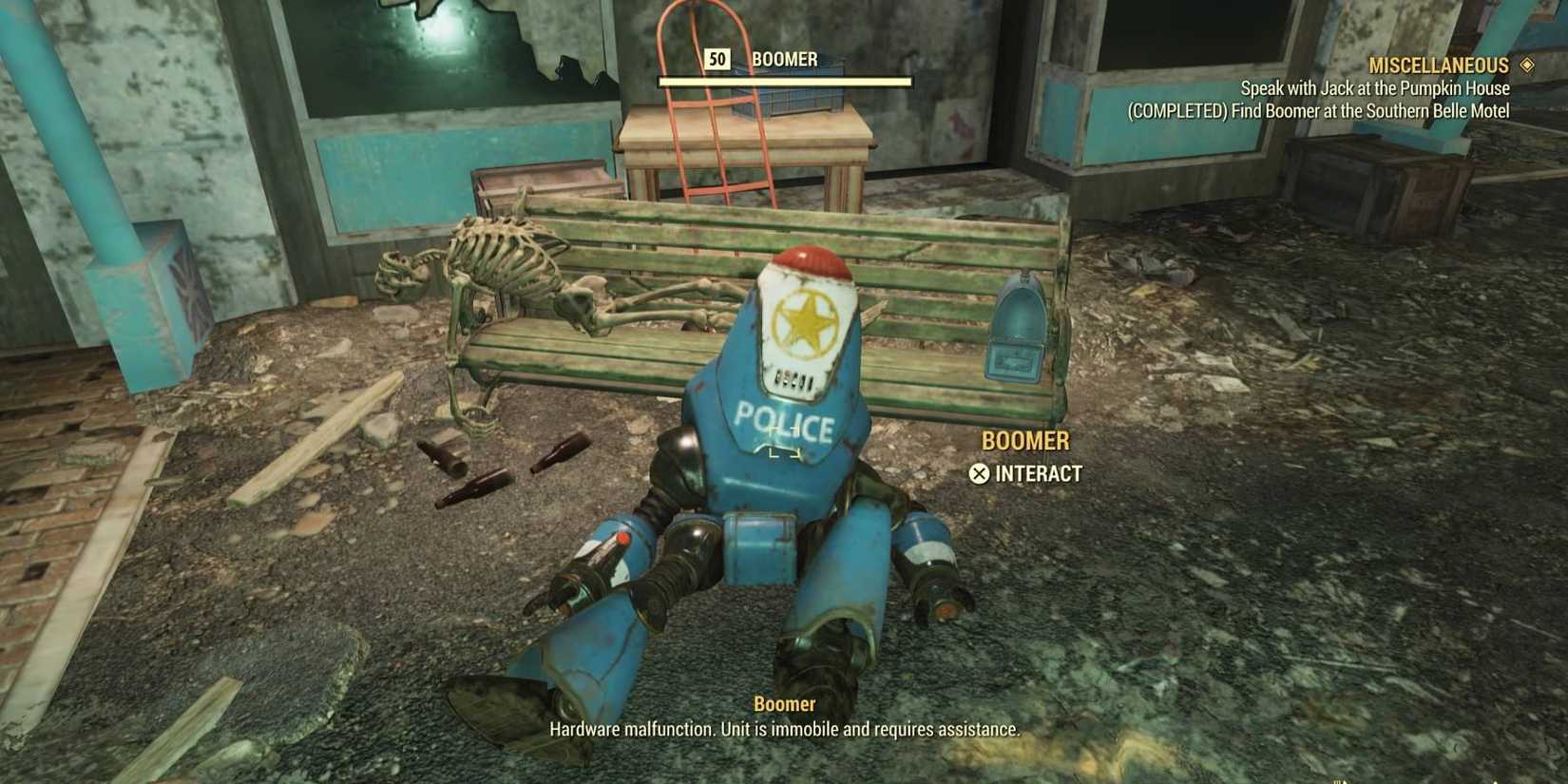 Idle Explosives in Fallout 76