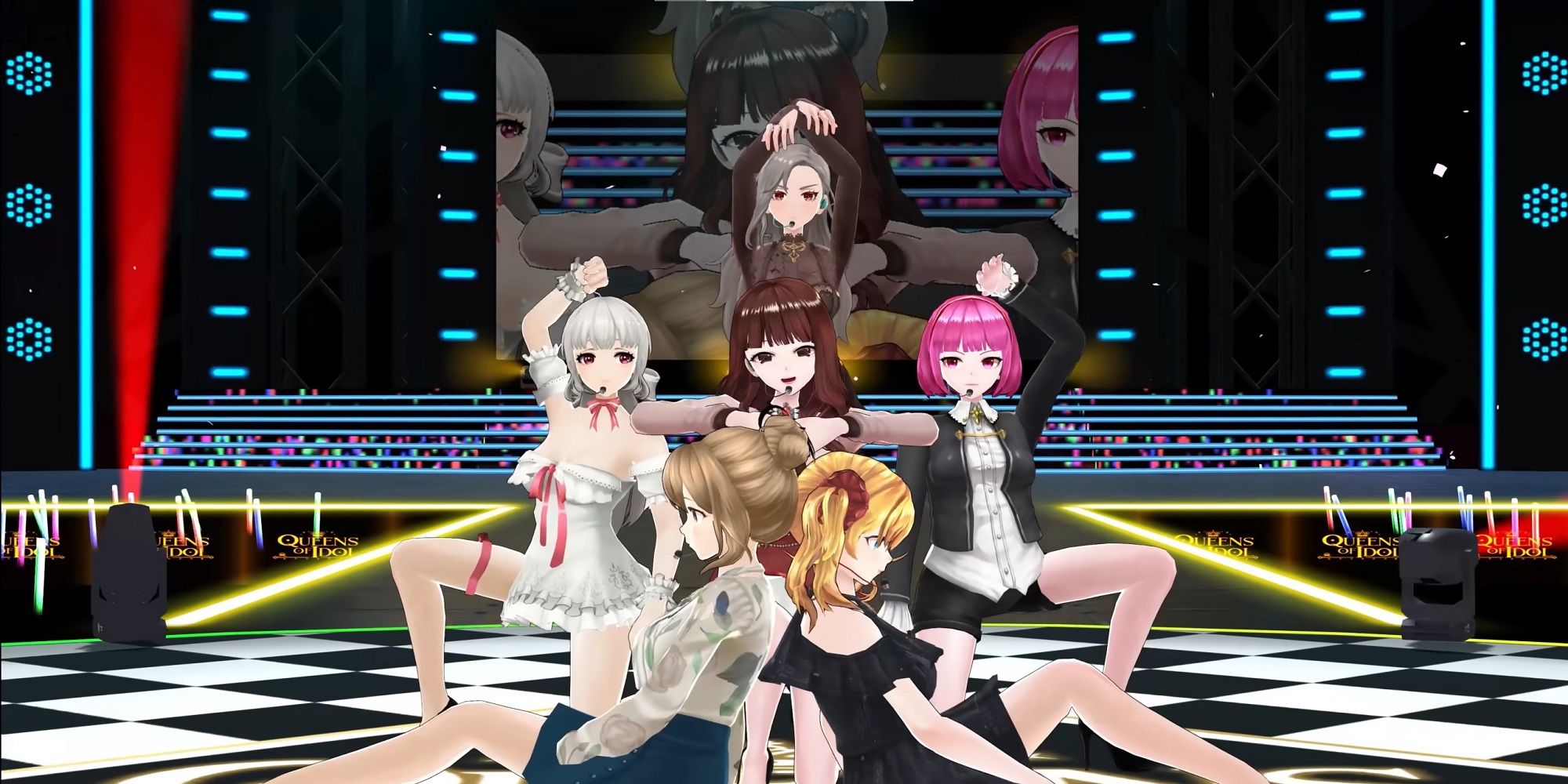 Idol Queens Production 3d dancing kpop girl group simulator