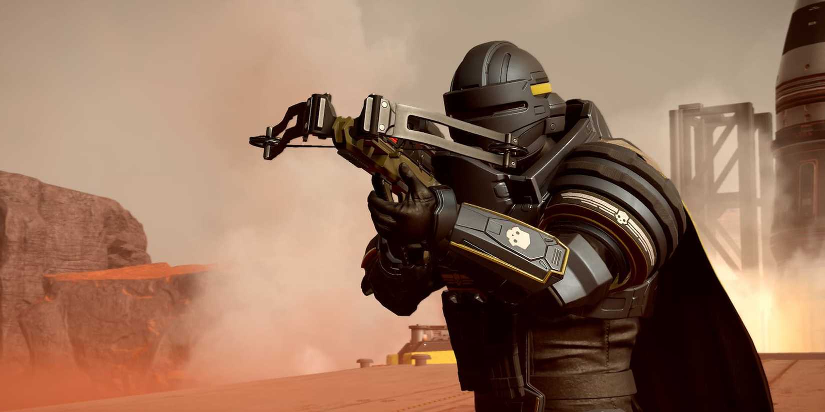 The Exploding Crossbow in a Helldivers 2 trailer