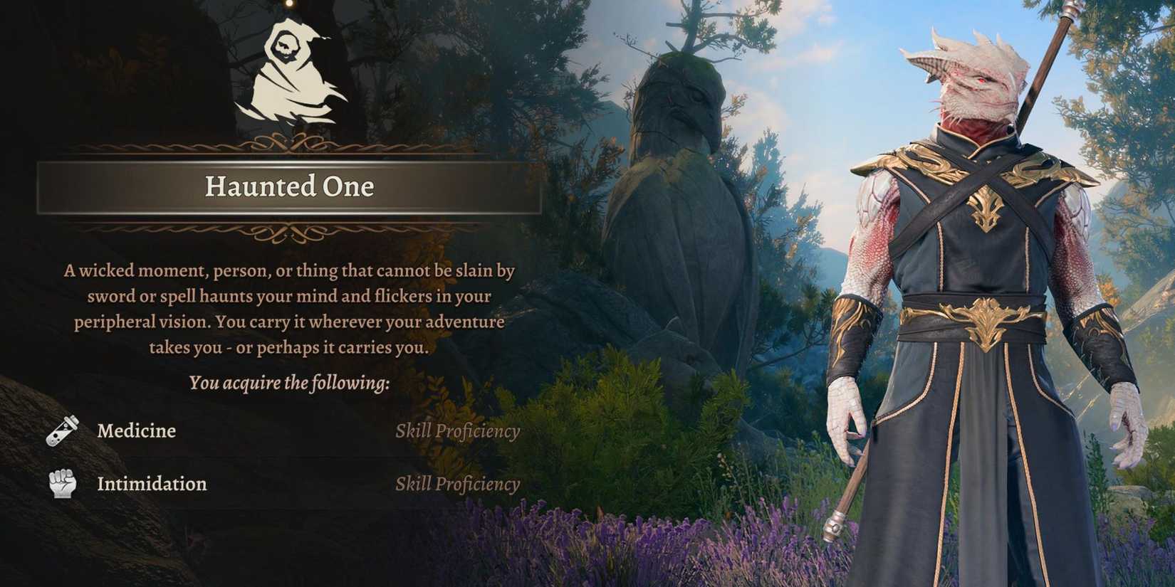 The Haunted One background in Baldur’s Gate 3