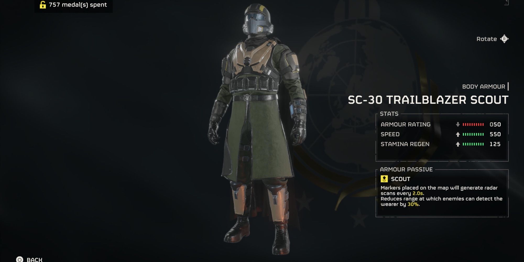 SC-30 Trailblazer Scout in Helldivers 2