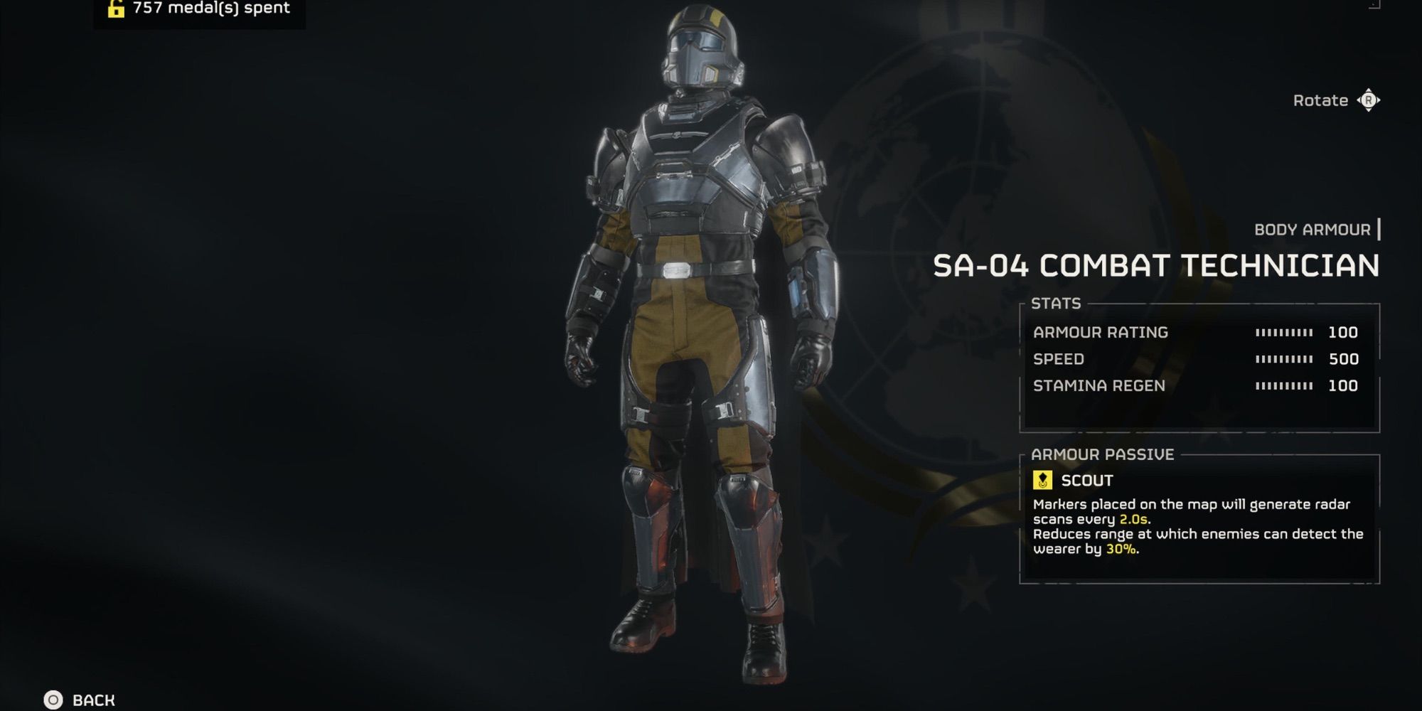 SA-04 Combat Technician in Helldivers 2