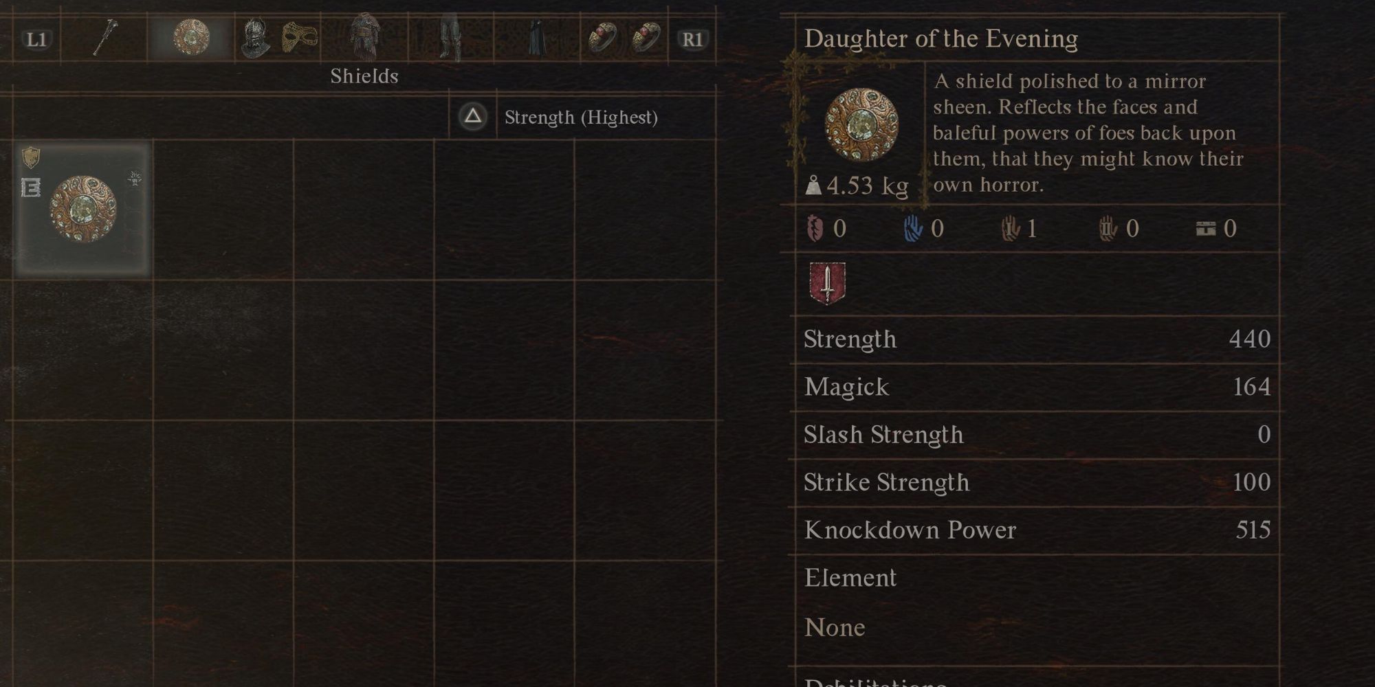 Daughter of the Evening shield in Dragon’s Dogma 2
