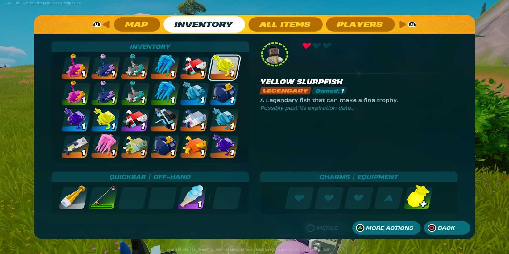 yellow slurpfish lego fortnite