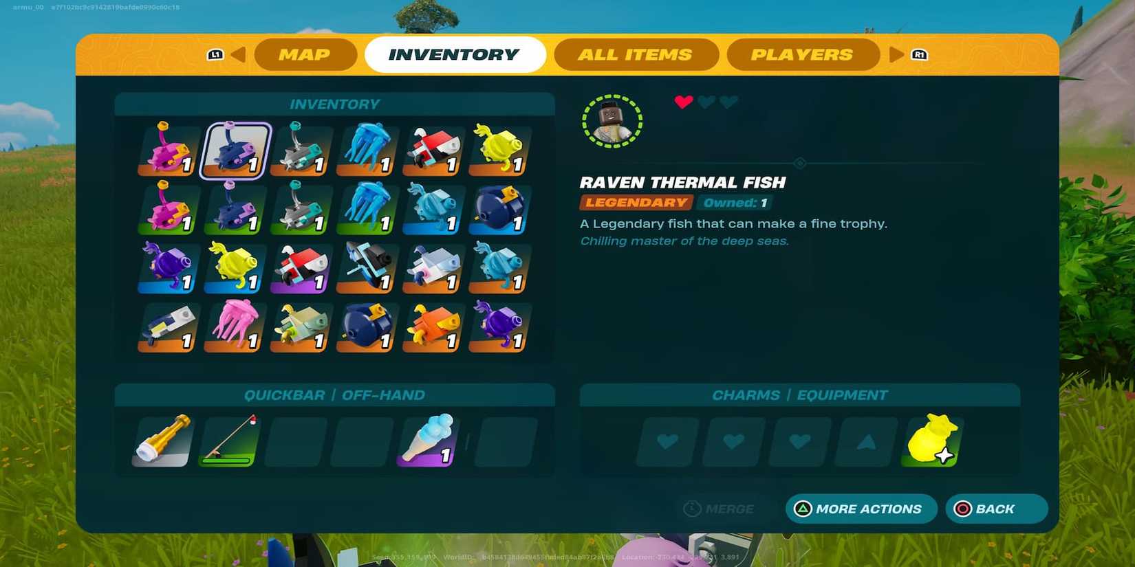 raven thermal fish lego fortnite