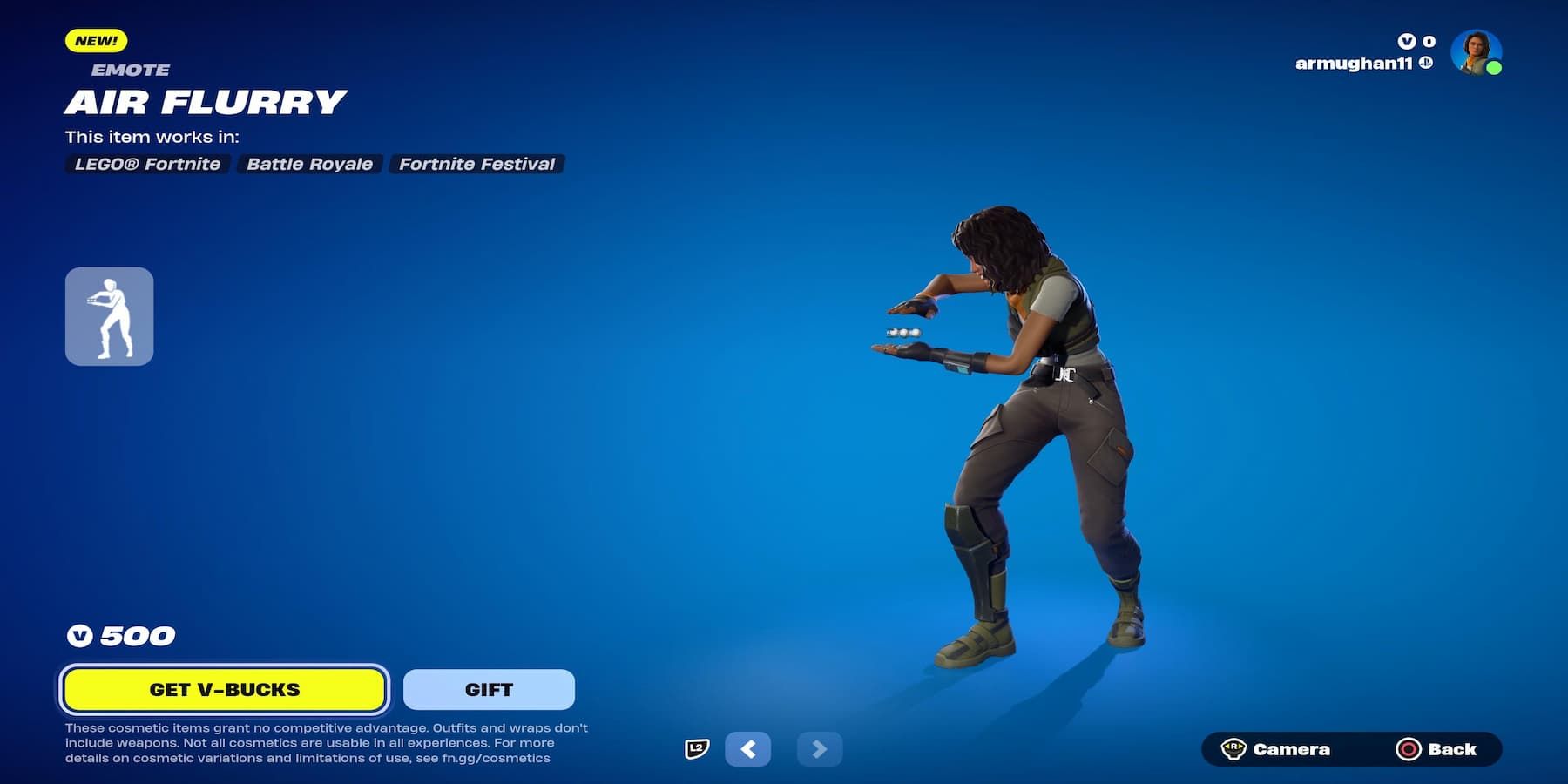 fortnite air flurry emote