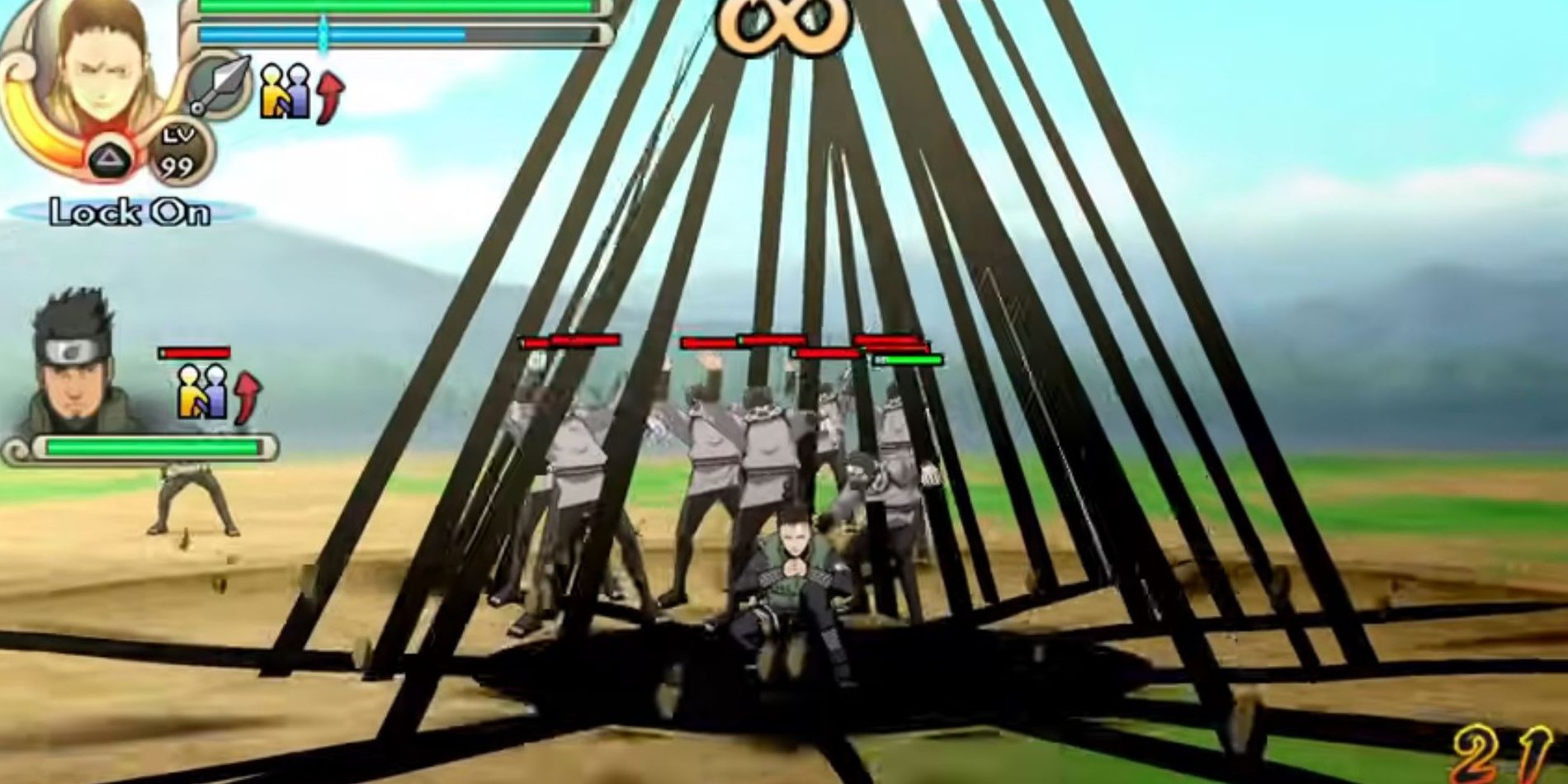 Shikamaru Fighting in Naruto Shippuden Ultimate Ninja: Impact