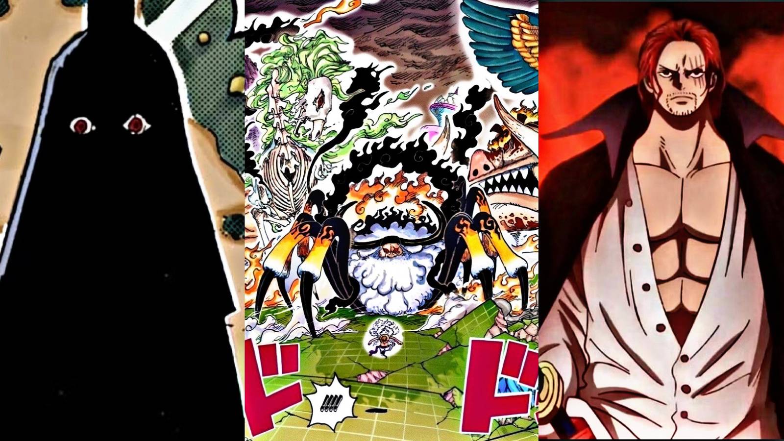 imu shanks beat the five elders gorosei one piece