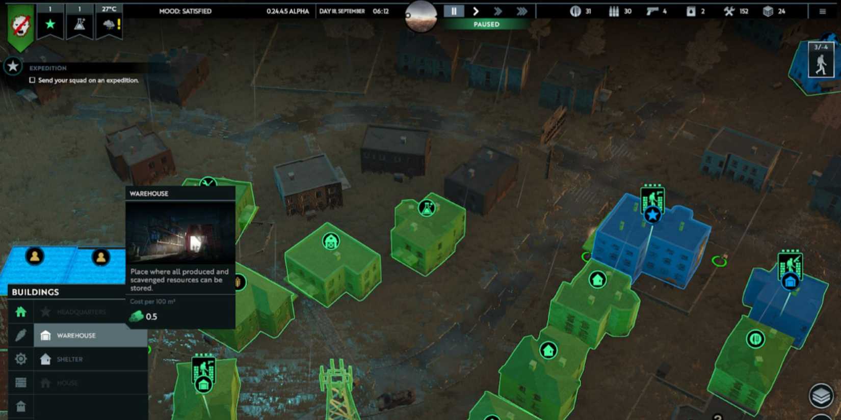 Warehouse in Infection Free Zone