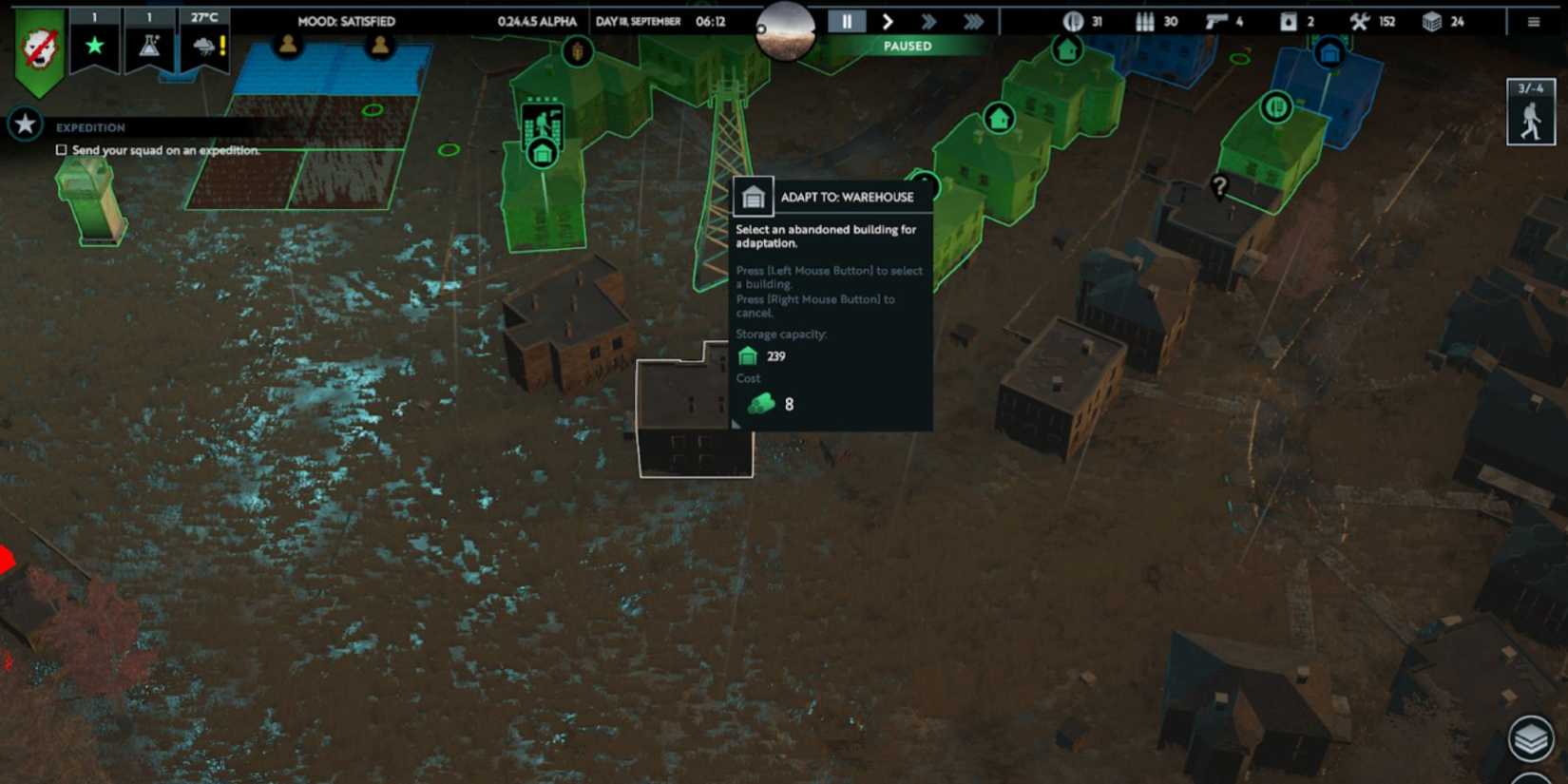 Warehouse in Infection Free Zone