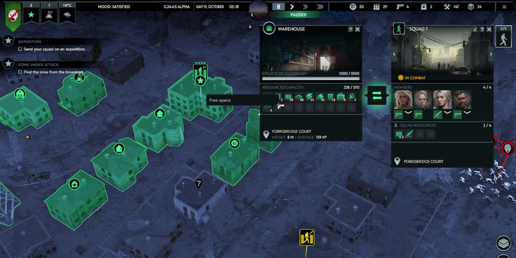 Warehouse in Infection Free Zone