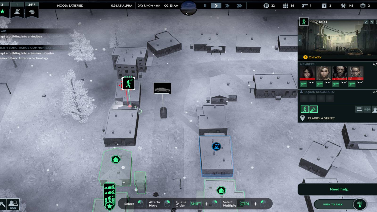 Injured Squad Members Infection Free Zone