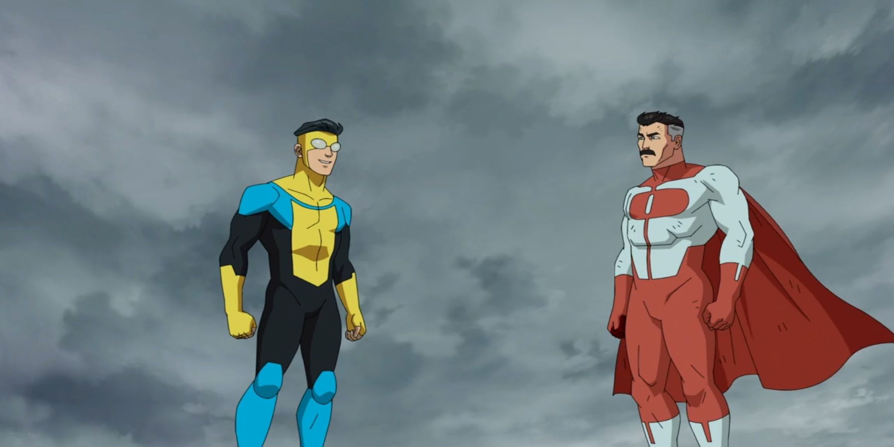 Invincible and Omni-Man in Invincible Season 1