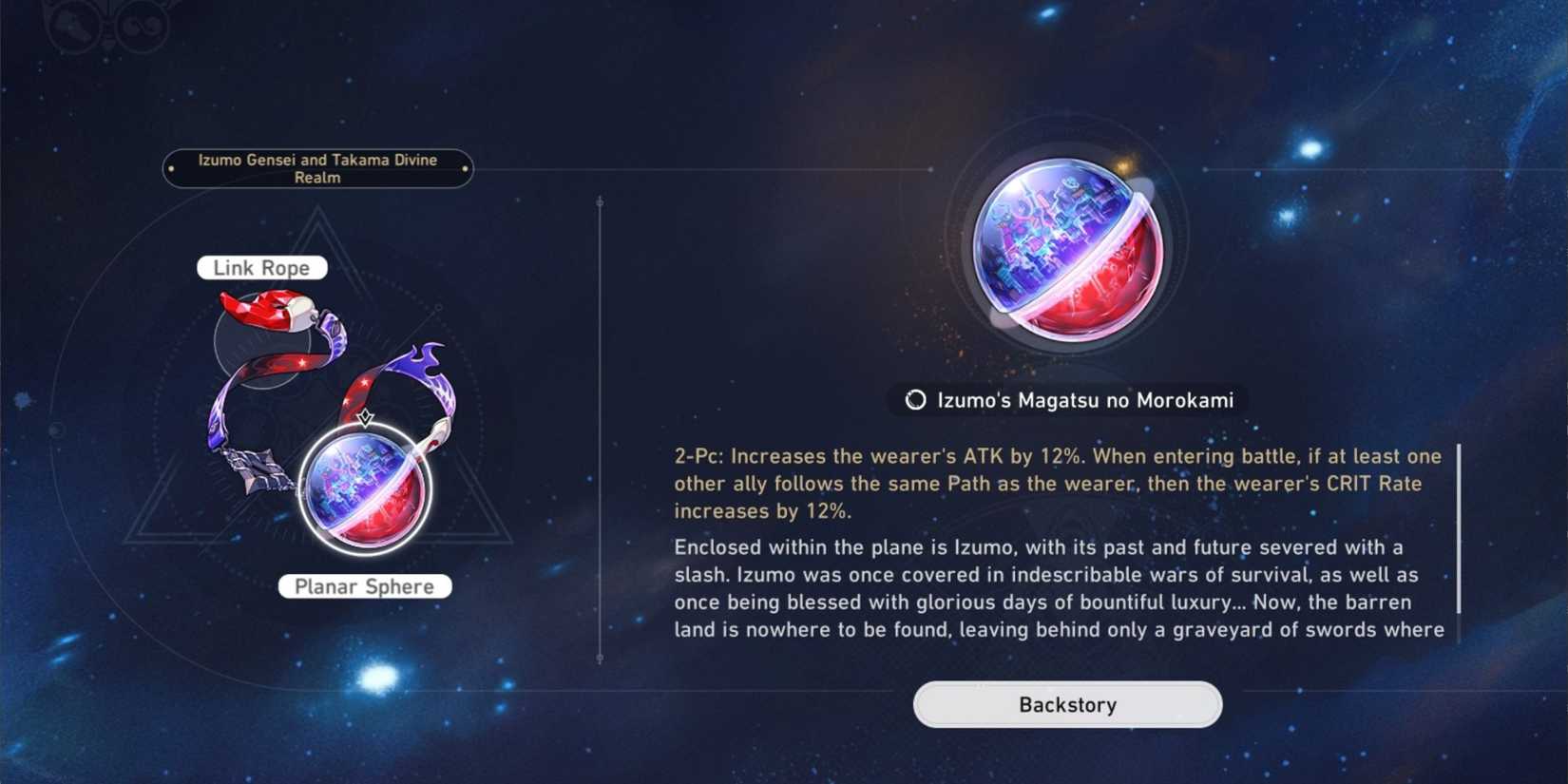 Izumo Gensei and Takama Divine Realm Relic Set