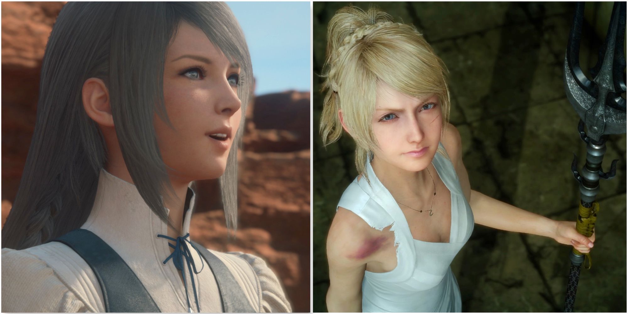 Jill in Final Fantasy 16 and Lunafreya in Final Fantasy 15