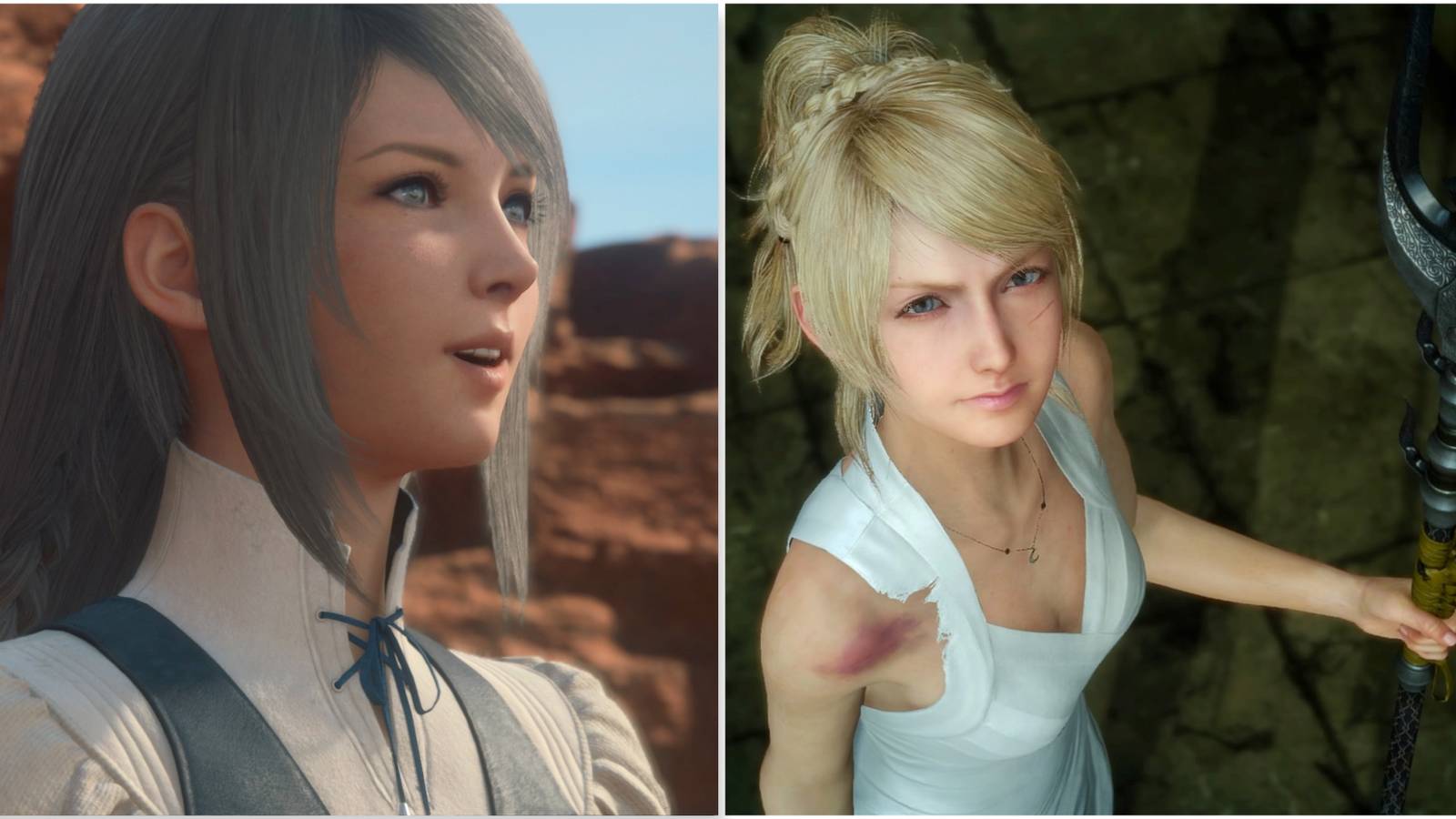 Jill in Final Fantasy 16 and Lunafreya in Final Fantasy 15