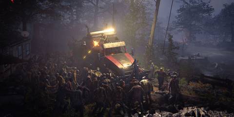 john carpenter toxic commando zombies surrounding truck