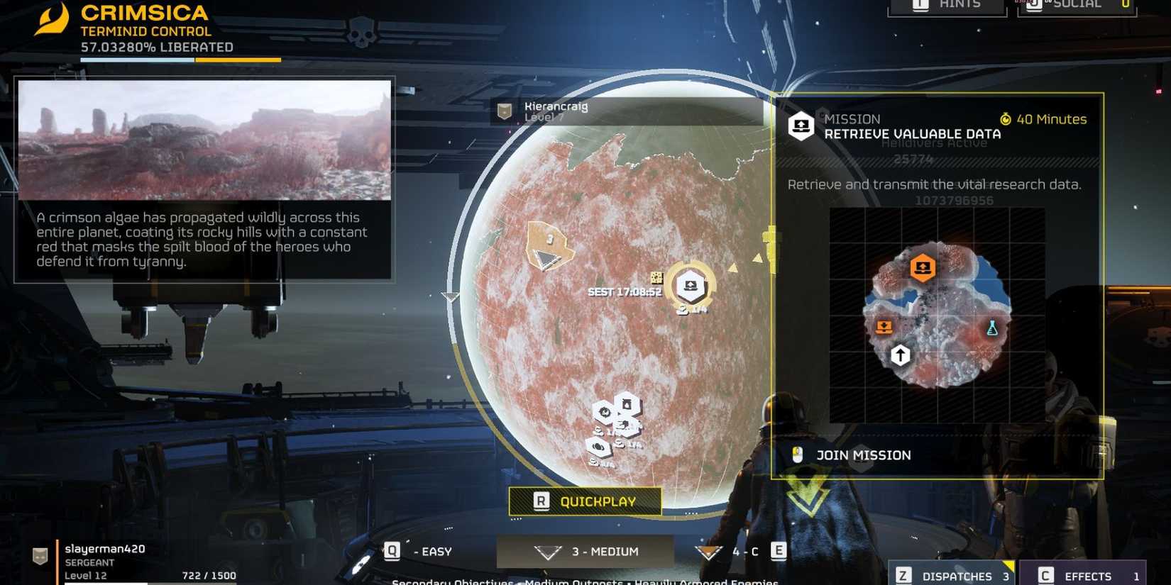 Join a Player in Helldivers 2