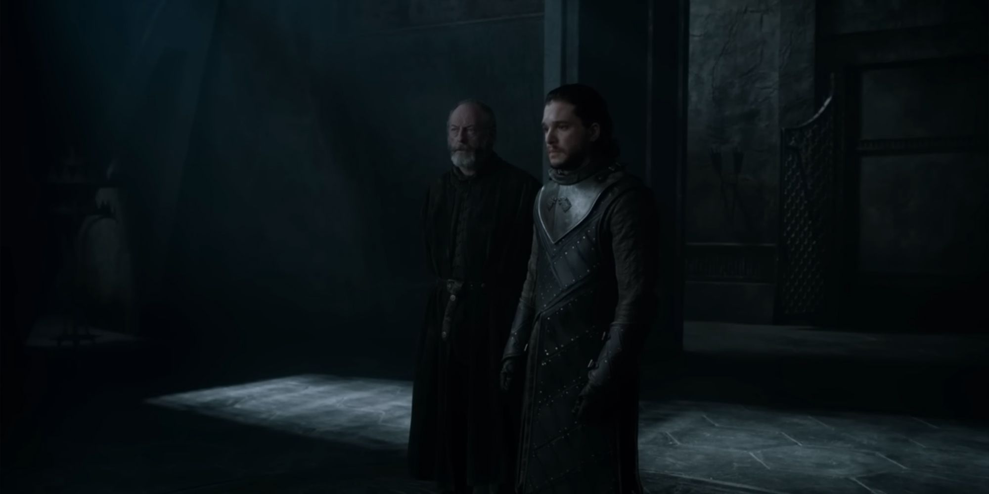 Jon Snow And Ser Davos In Game Of Thrones