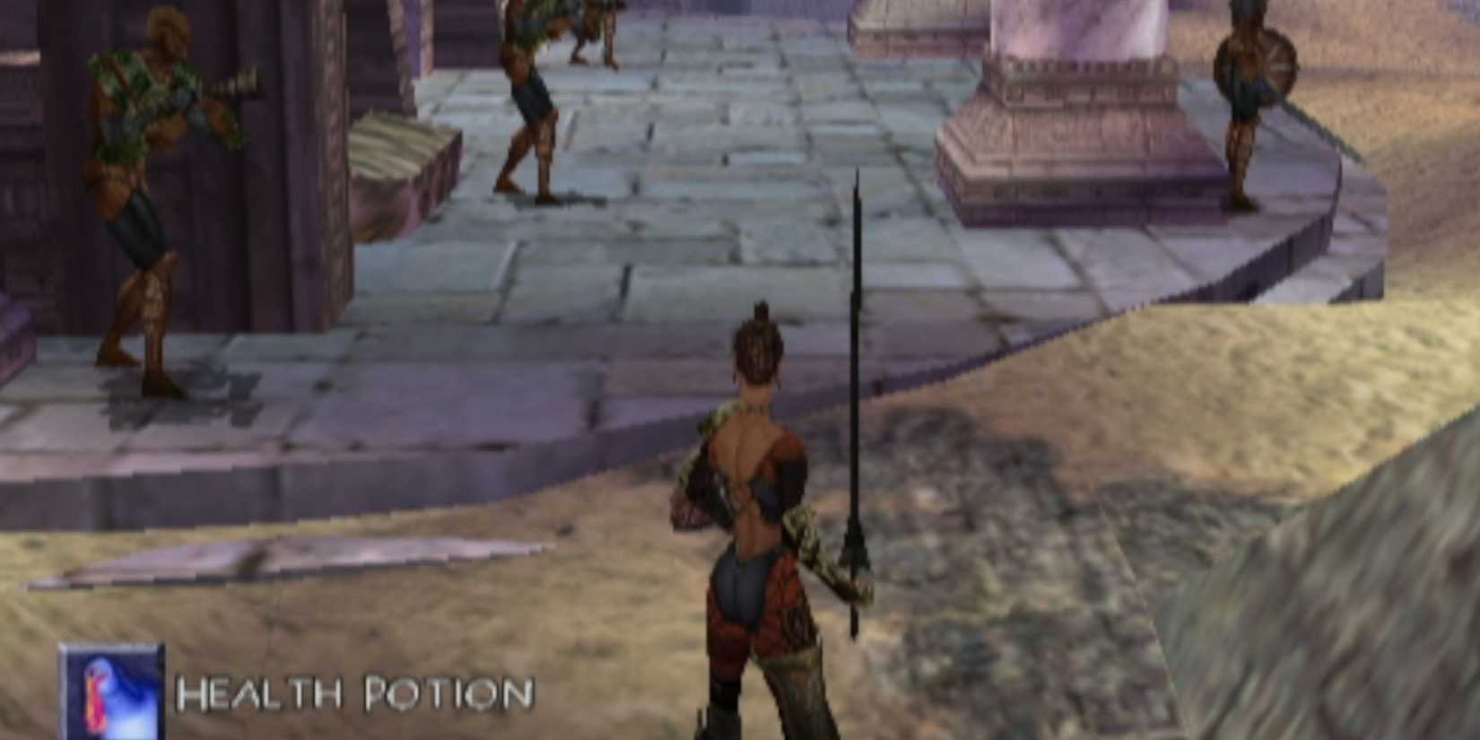 Joseph holding a sword in Summoner