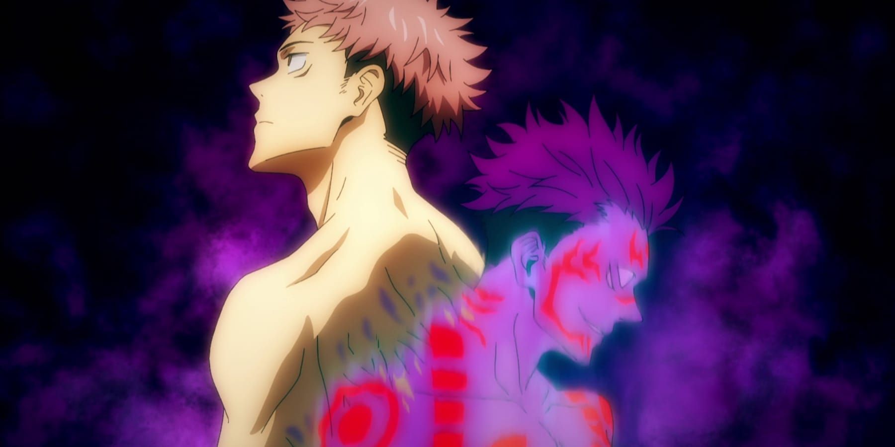 Jujutsu Kaisen Yuji and Sukuna