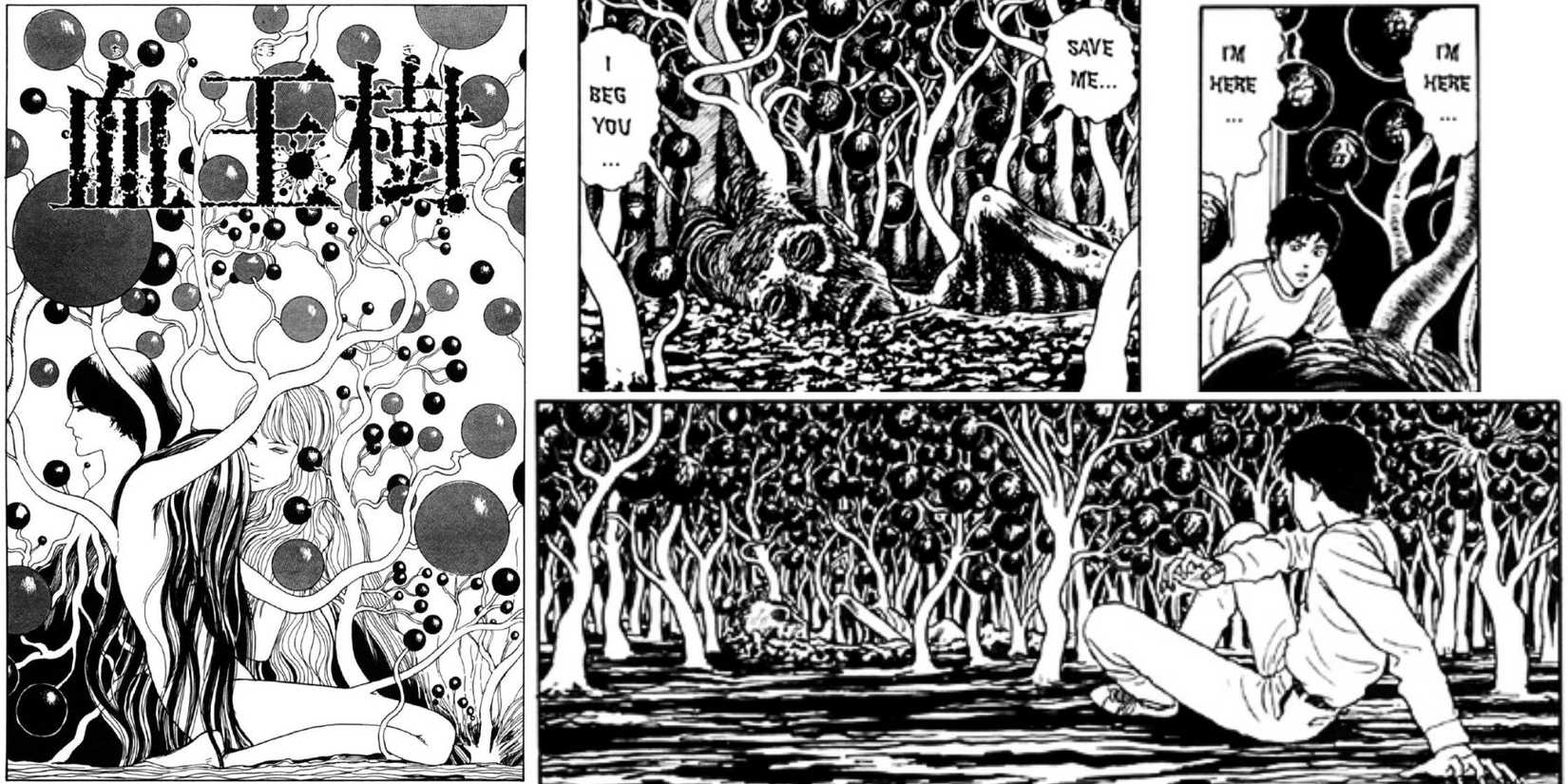 Junji Ito Blood Bubble Bushes