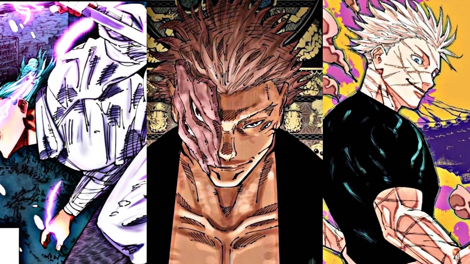Kashimo sukuna gojo satoru best fight in the shinjuku showdown arc jujutsu kaisen jjk