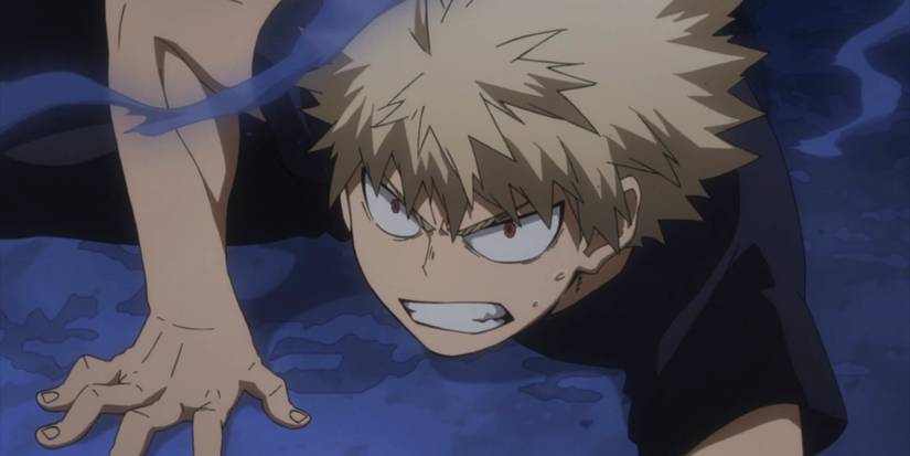 Bakugo on the ground