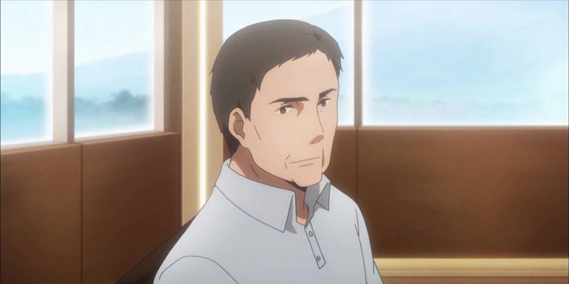 Kazama sitting on a chair from The Irregular at Magic High School