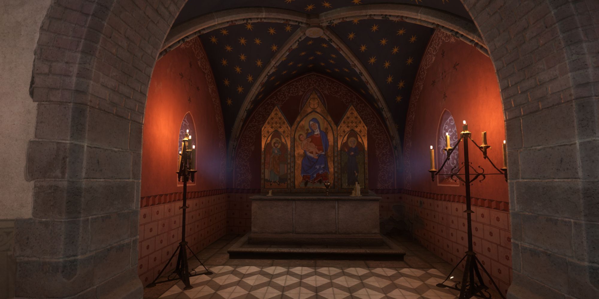 Kingdom Come Deliverance Interior of Rattay Church