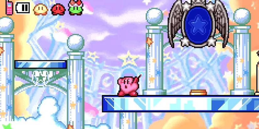 Kirby is calling in for help.