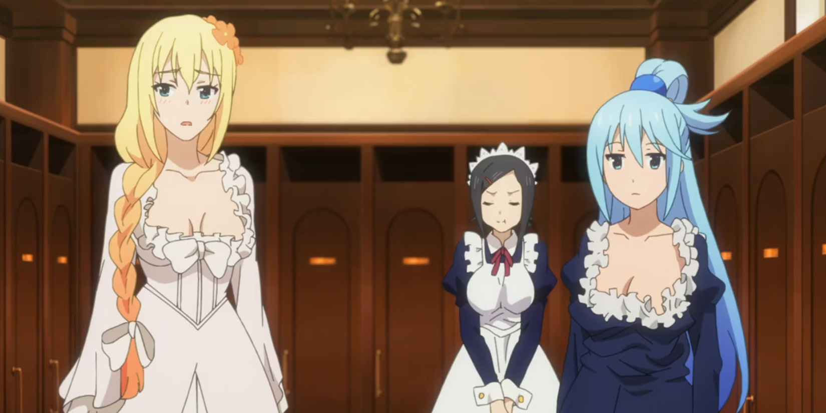 KonoSuba S3 E2 Fitting Dresses