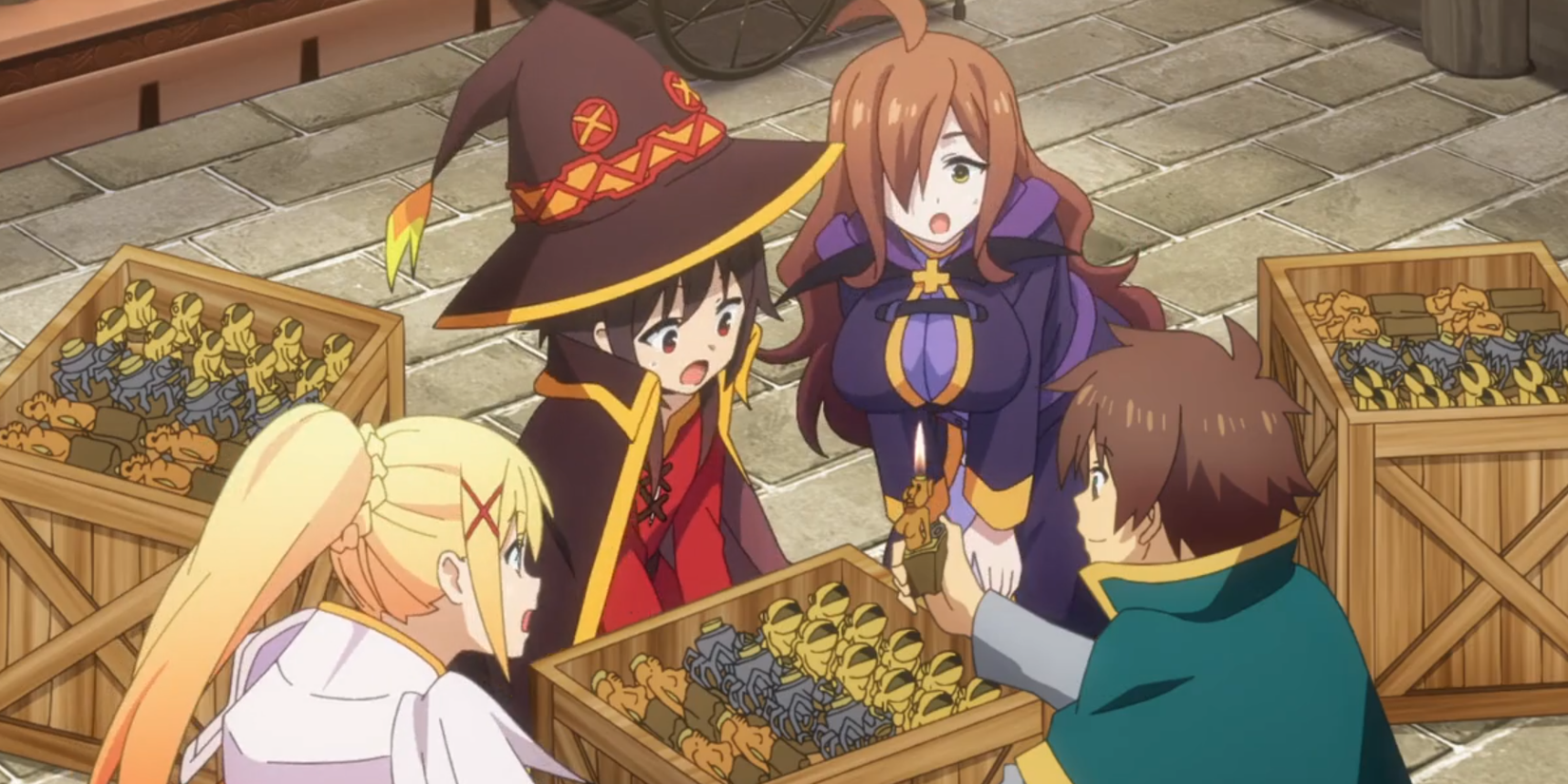 KonoSuba S3 E2 Kazuma's Lighters