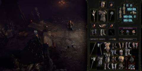 Image showing the inventory of a Sentinel in Last Epoch