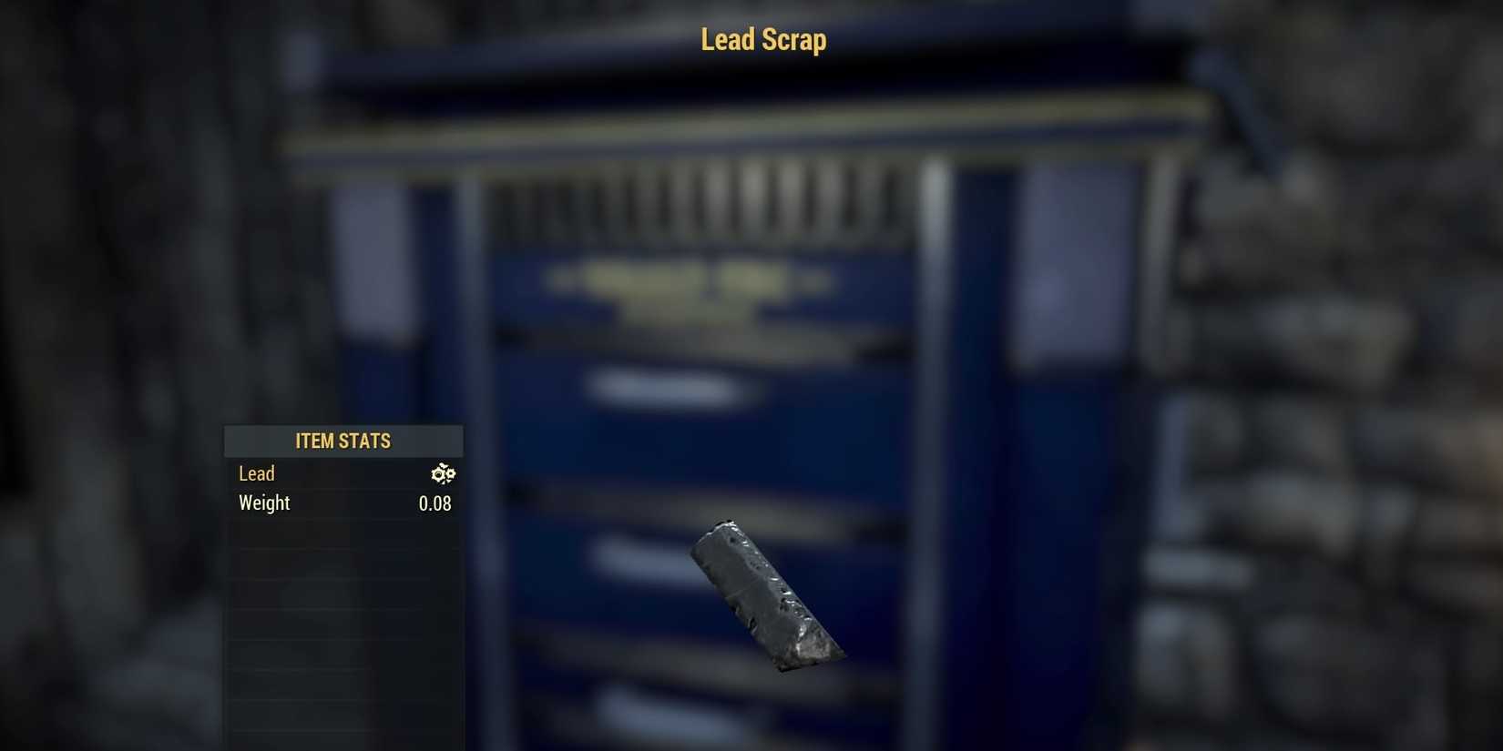 Lead Scrap in Fallout 76