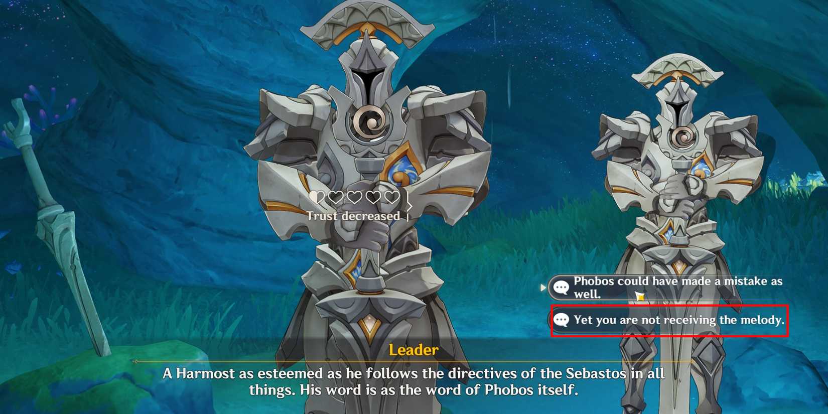 leader second question answer in genshin impact