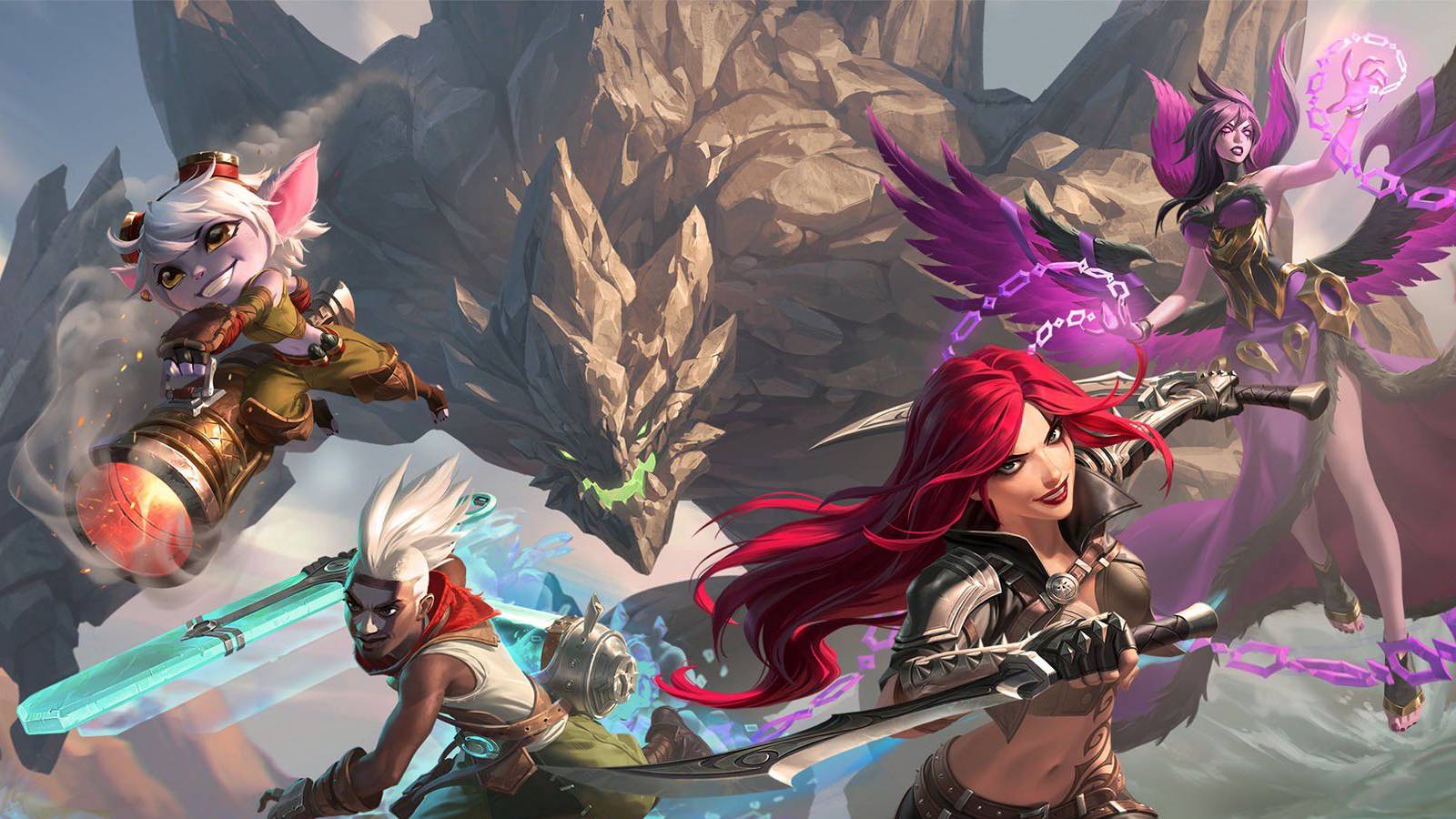 league of legends katarina morgana tristana ekko malphite