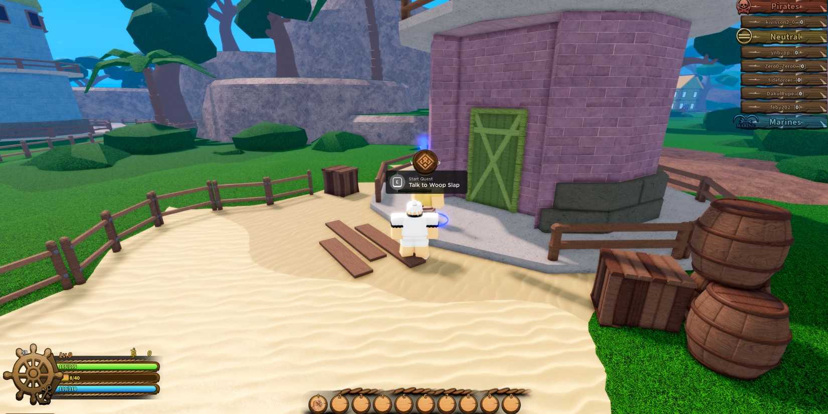 Roblox Legacy Piece: quest