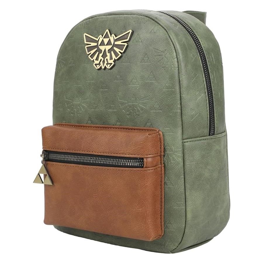 Legend of Zelda Green and Brown Mini Backpack