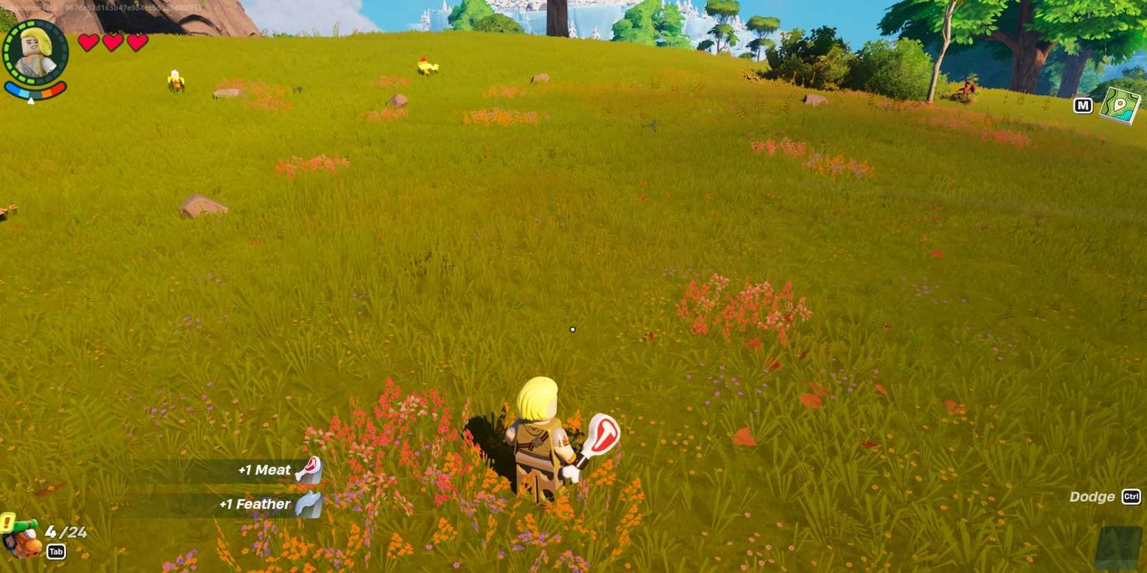 LEGO Fortnite getting meat and feathers