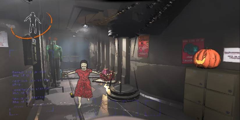 Lethal Company enemy on ship Halloween