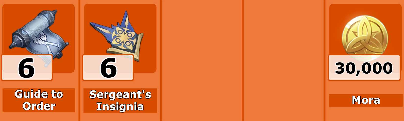 Level 5 Arlecchino Talent Mats - Genshin Impact