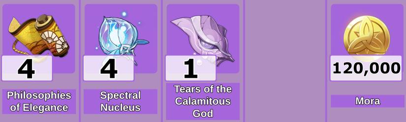 Level 7 Talent Mats Kuki Shinobu - Genshin Impact