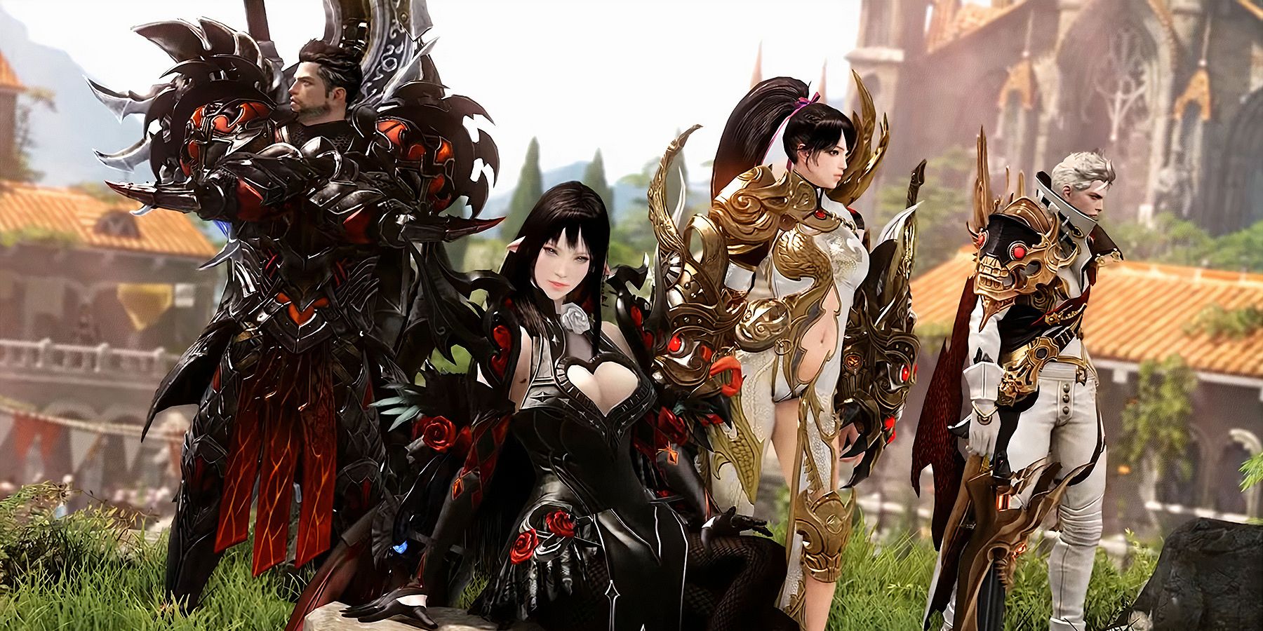 Lineup of characters from Lost Ark