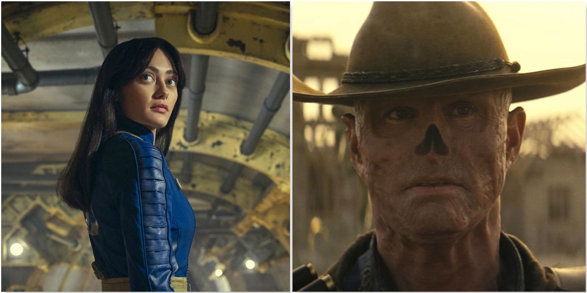 Lucy and Cooper as a ghoul in Amazon’s Fallout Show