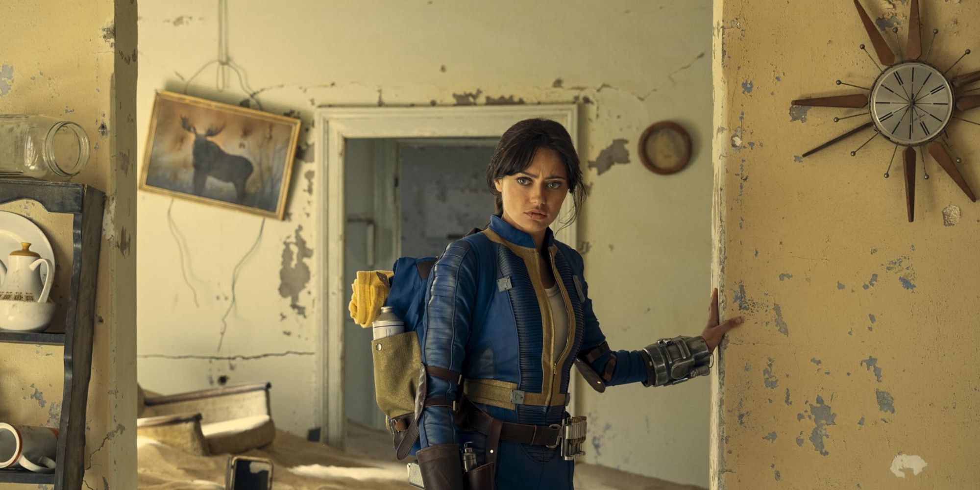 Lucy exploring a house in Amazon’s Fallout Show