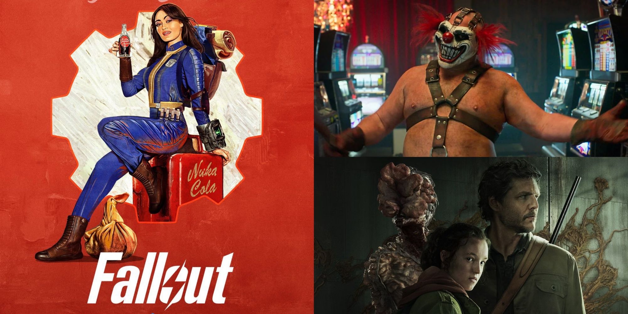 Lucy on a Fallout Poster, Twisted Metal, and Joel & Ellie in HBO's Last Of Us
