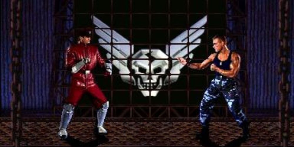 M.Bison vs. Guile in the Street Fighter: The Movie (The Game)